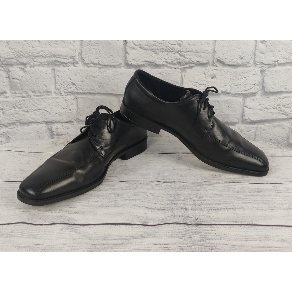ECCO Mens Genuine Leather Oxfords Lace Up Shoes Size 46 EU, Size 12 - 12.5 US